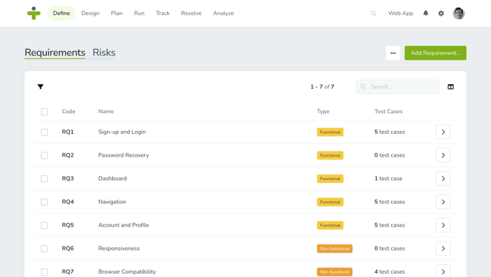 Requirements Overview